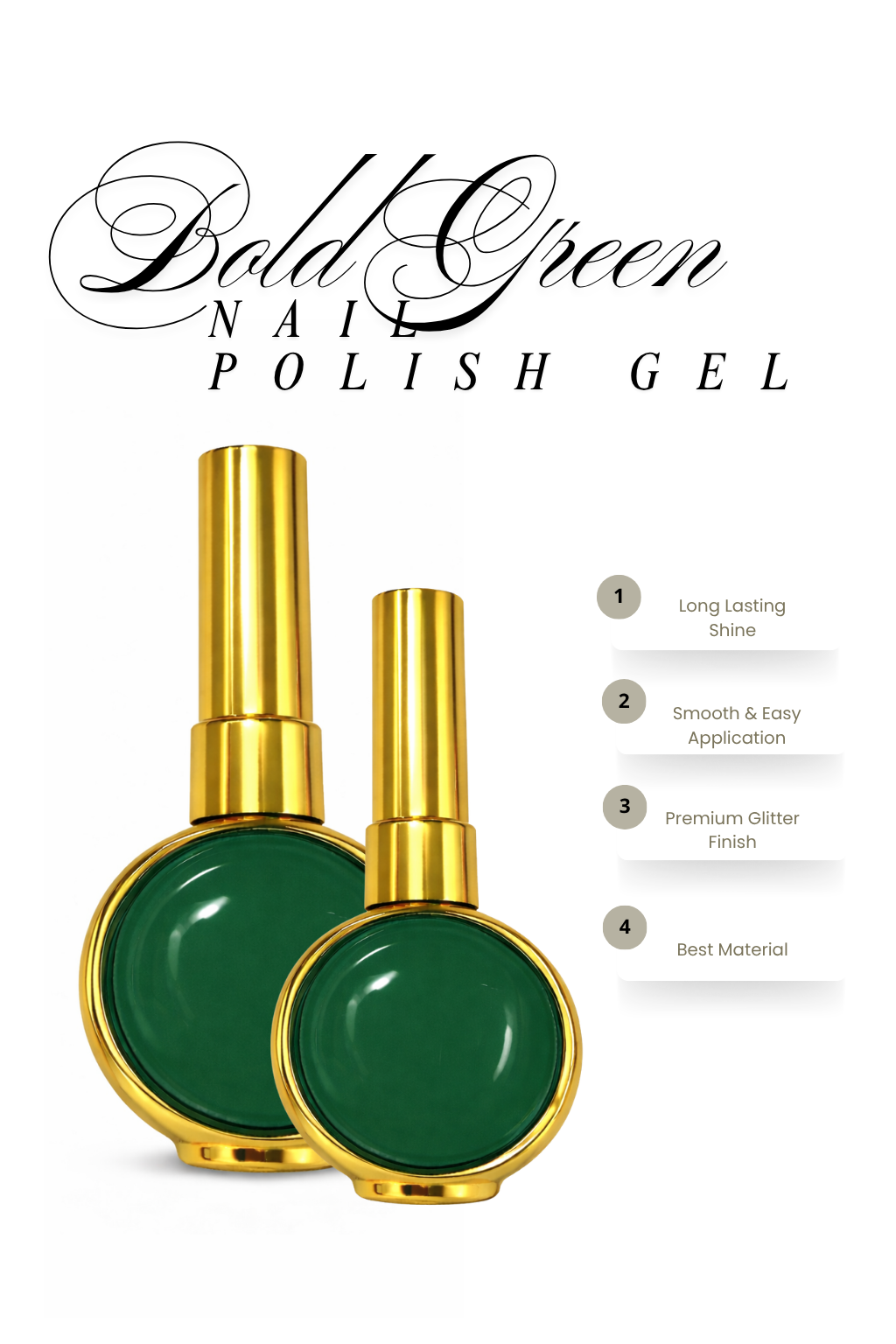 Bold Green Polish Gel