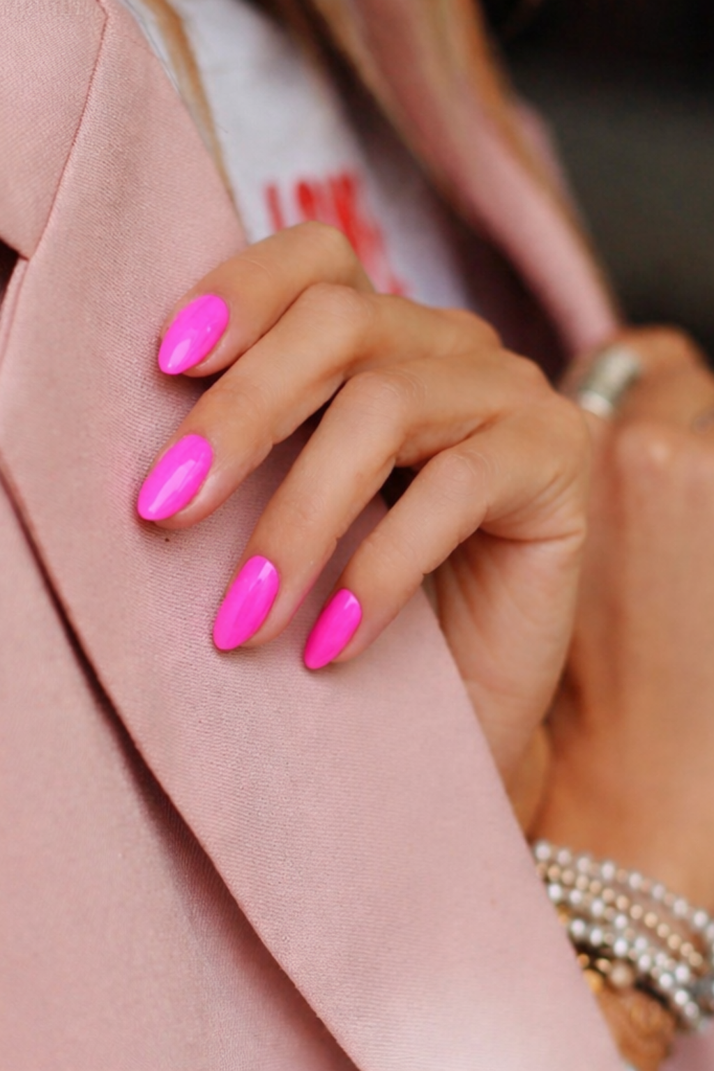 Funky Pink Nail Polish Gel