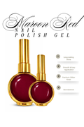 Maroon Red Nail Polish Gel