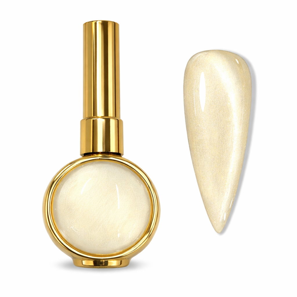 Pearl Gold Shimmer Nail Polish Gel