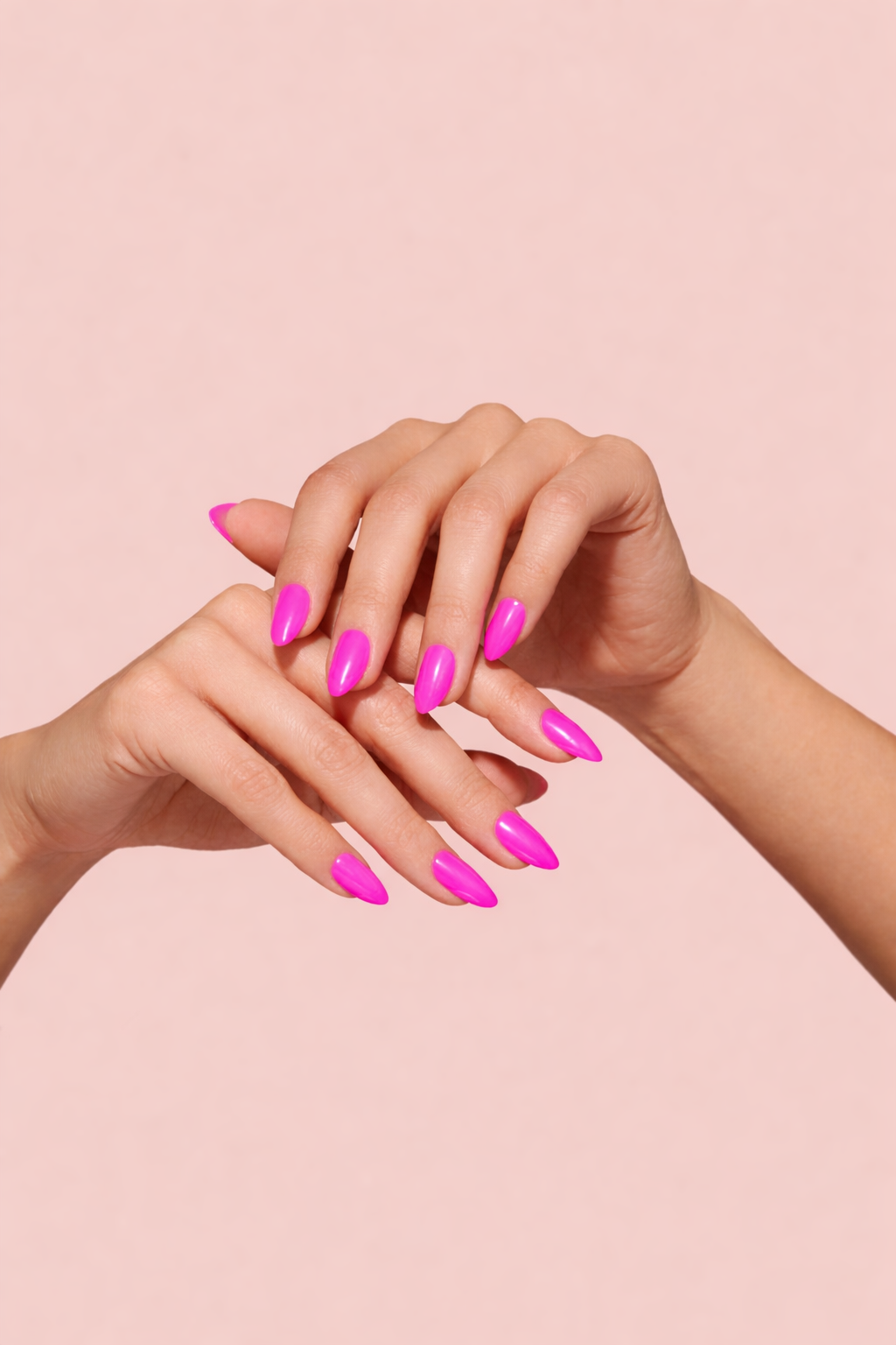 Funky Pink Nail Polish Gel
