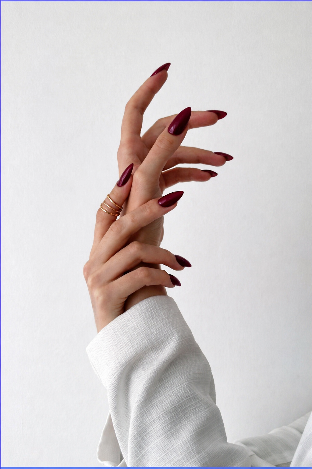 Maroon Red Nail Polish Gel