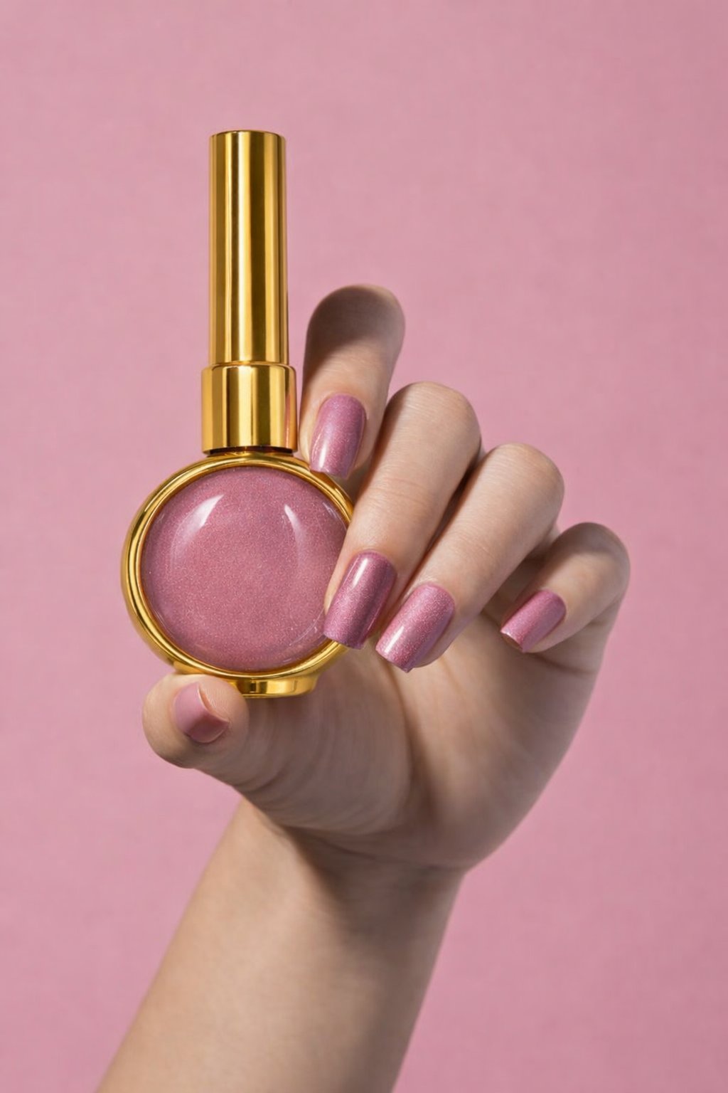 Pearl Pink Nail Polish Gel