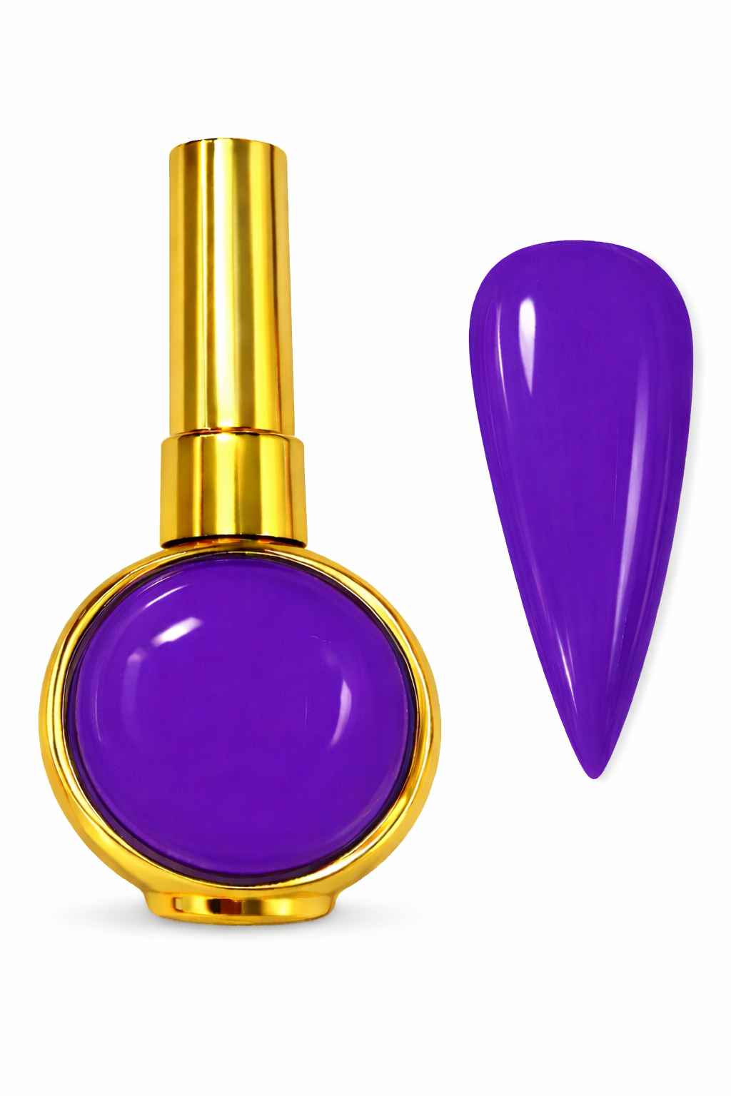 Vibrant Purple Polish Gel