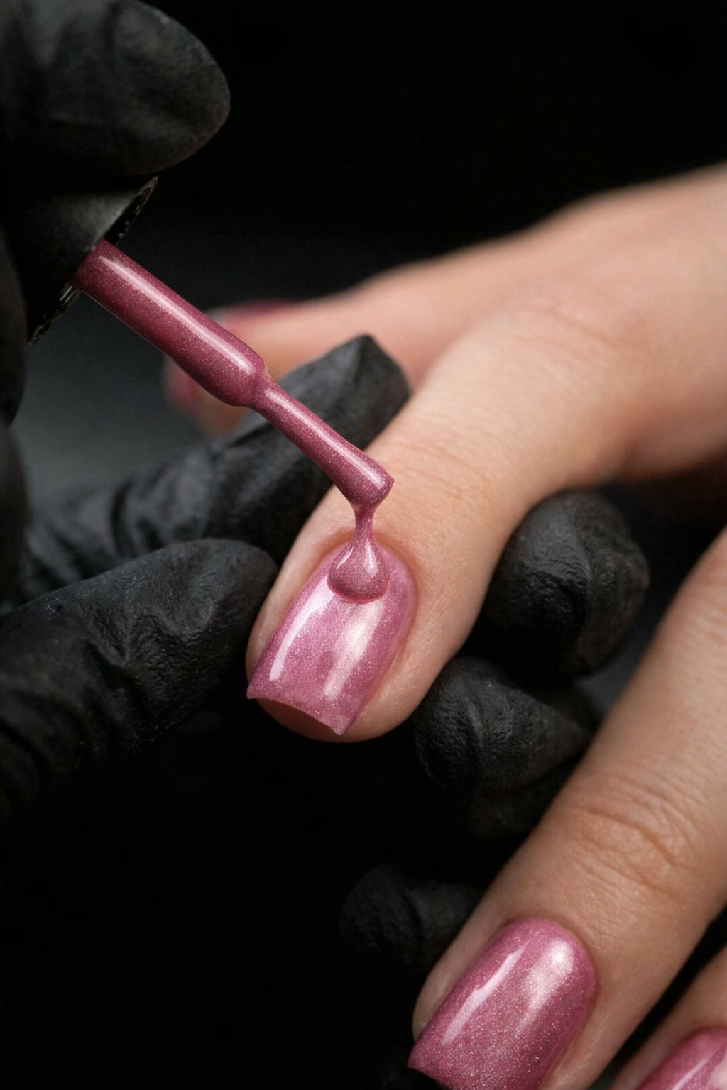 Pearl Pink Nail Polish Gel