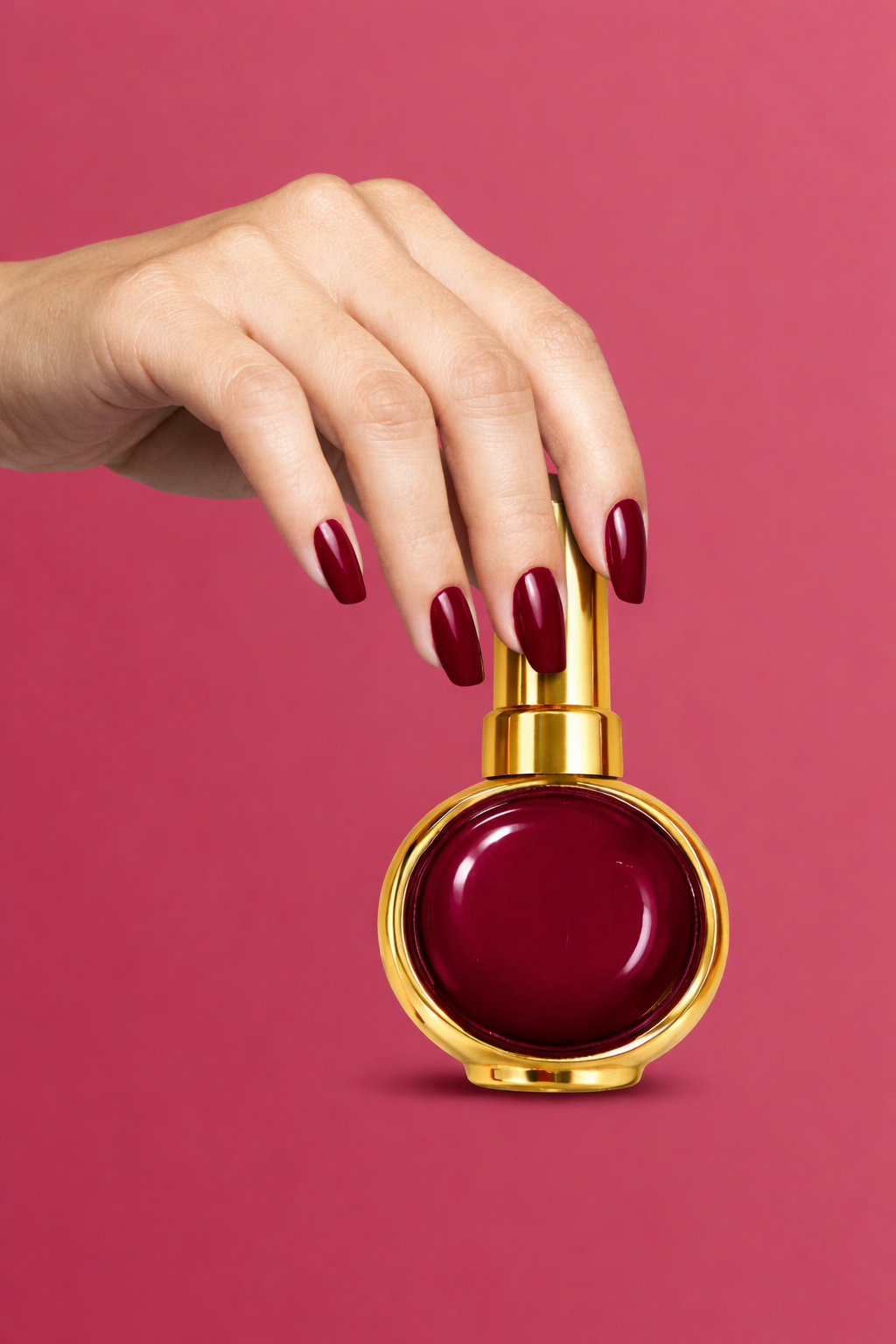 Maroon Red Nail Polish Gel