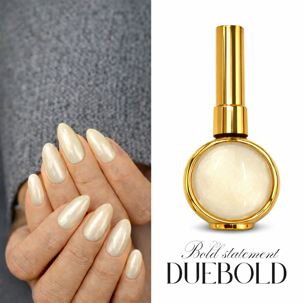 Pearl Gold Shimmer Nail Polish Gel